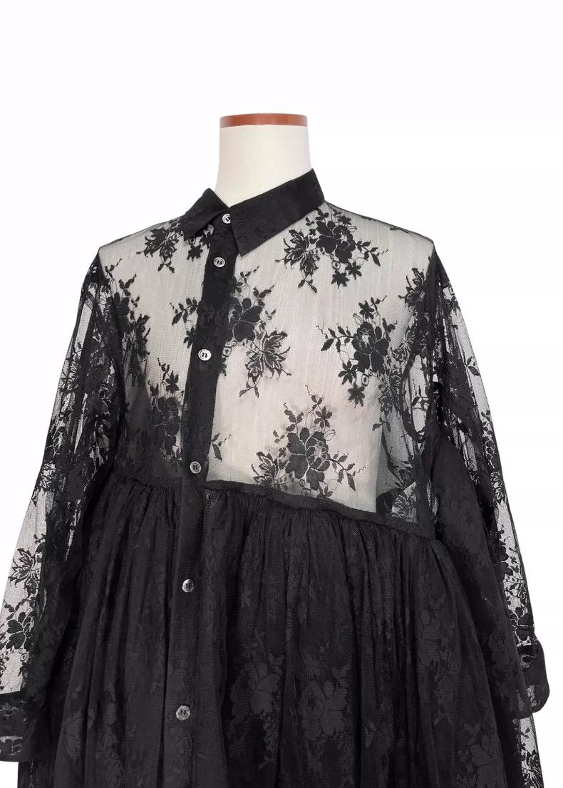 Comme des Garcons Comme Des Garcons Oblique Front Half Lace Flower Embroider Size XS / US 0-2 / IT 36-38 - 5 Thumbnail