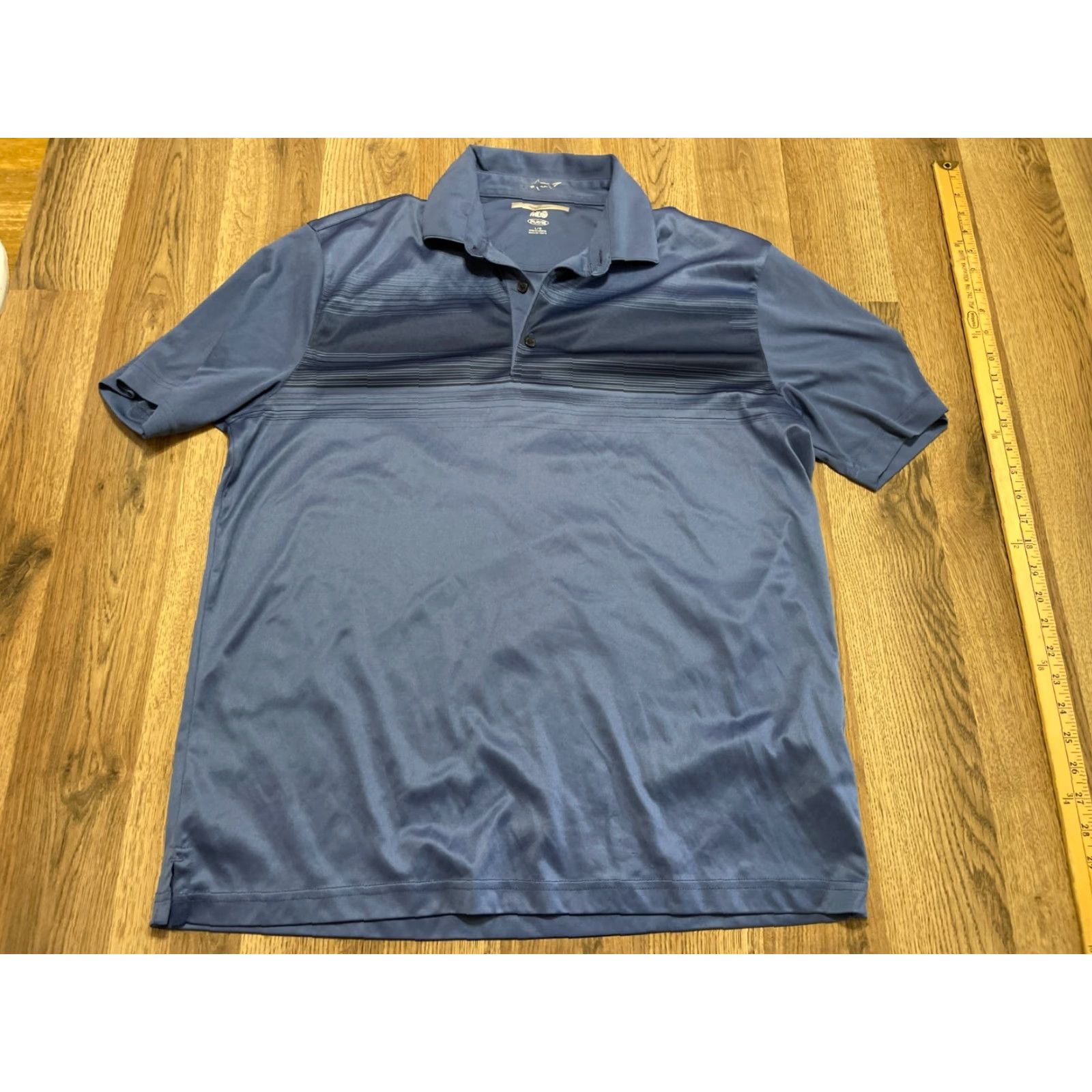Vintage Greg Norman Shirt Men Polo Short Sleeve Blue Large ML75 PLAY DRY Size US L / EU 52-54 / 3 - 2 Thumbnail