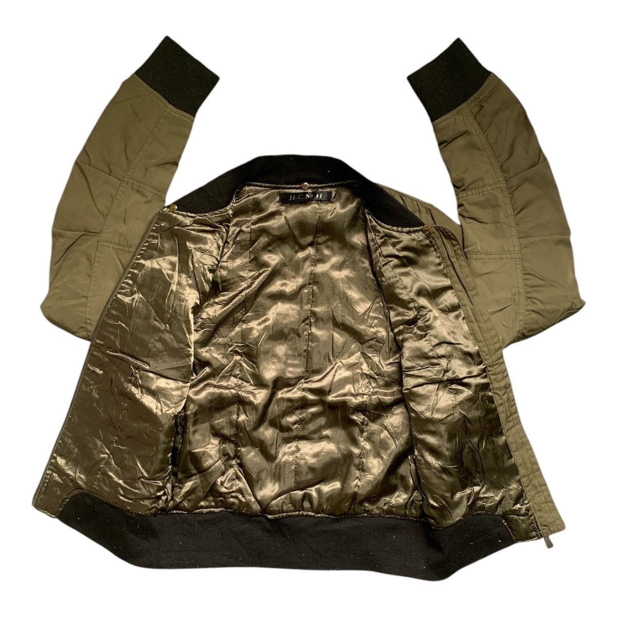 Japanese Brand Rare Design Vintage H.C.M ll Bombers Jacket Size L / US 10 / IT 46 - 3 Thumbnail