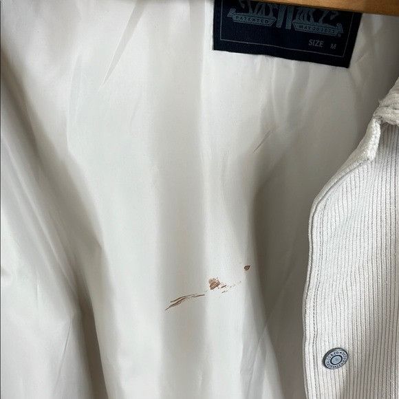 Levi's Levi's Corduroy Cream Button Down Shacket Shirt Jacket Coat Size US M / EU 48-50 / 2 - 7 Thumbnail