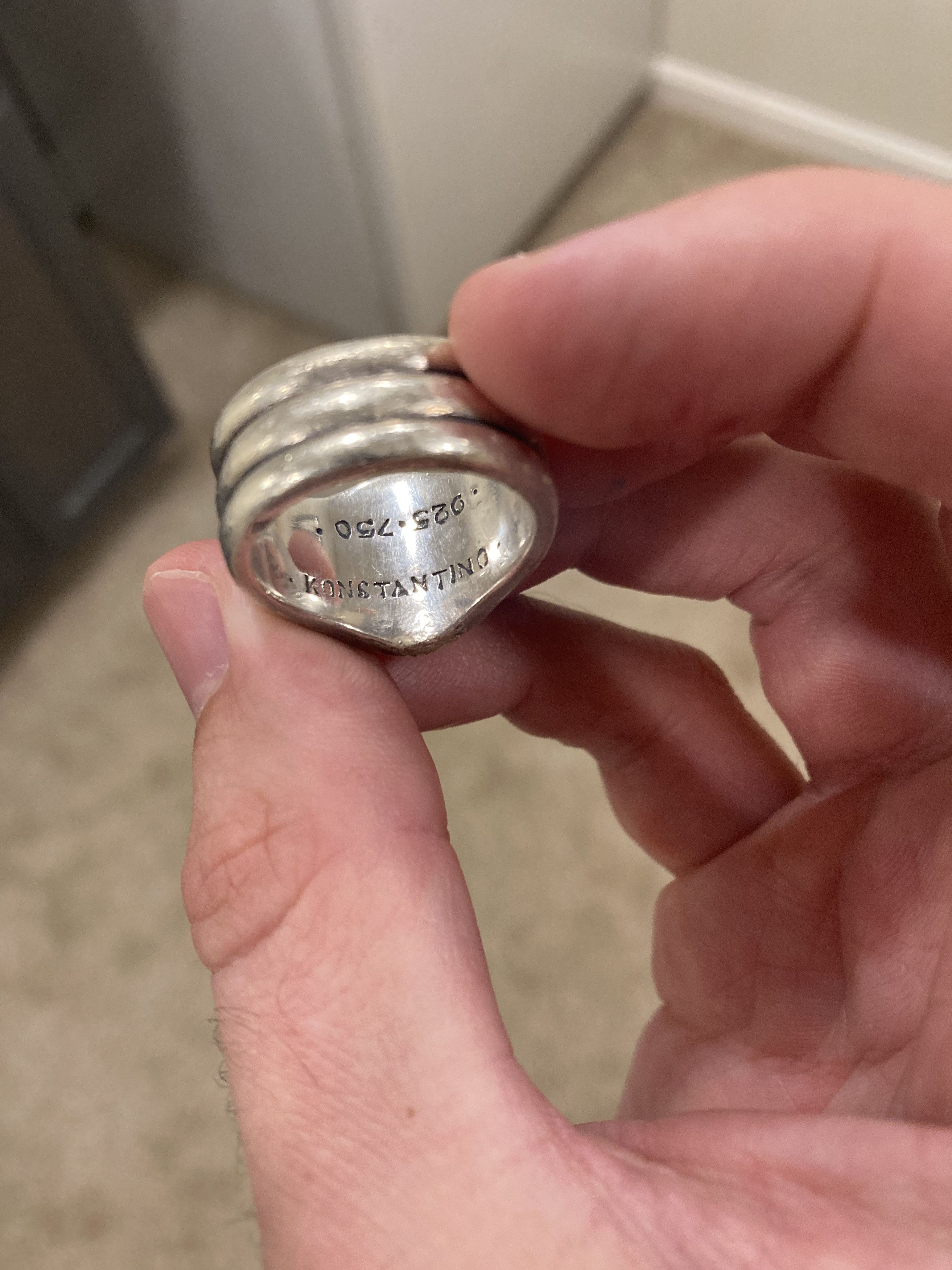 Other Konstantino Starvos Size 10, 18K Gold & Sterling Silver Ring Size ONE SIZE - 4 Thumbnail