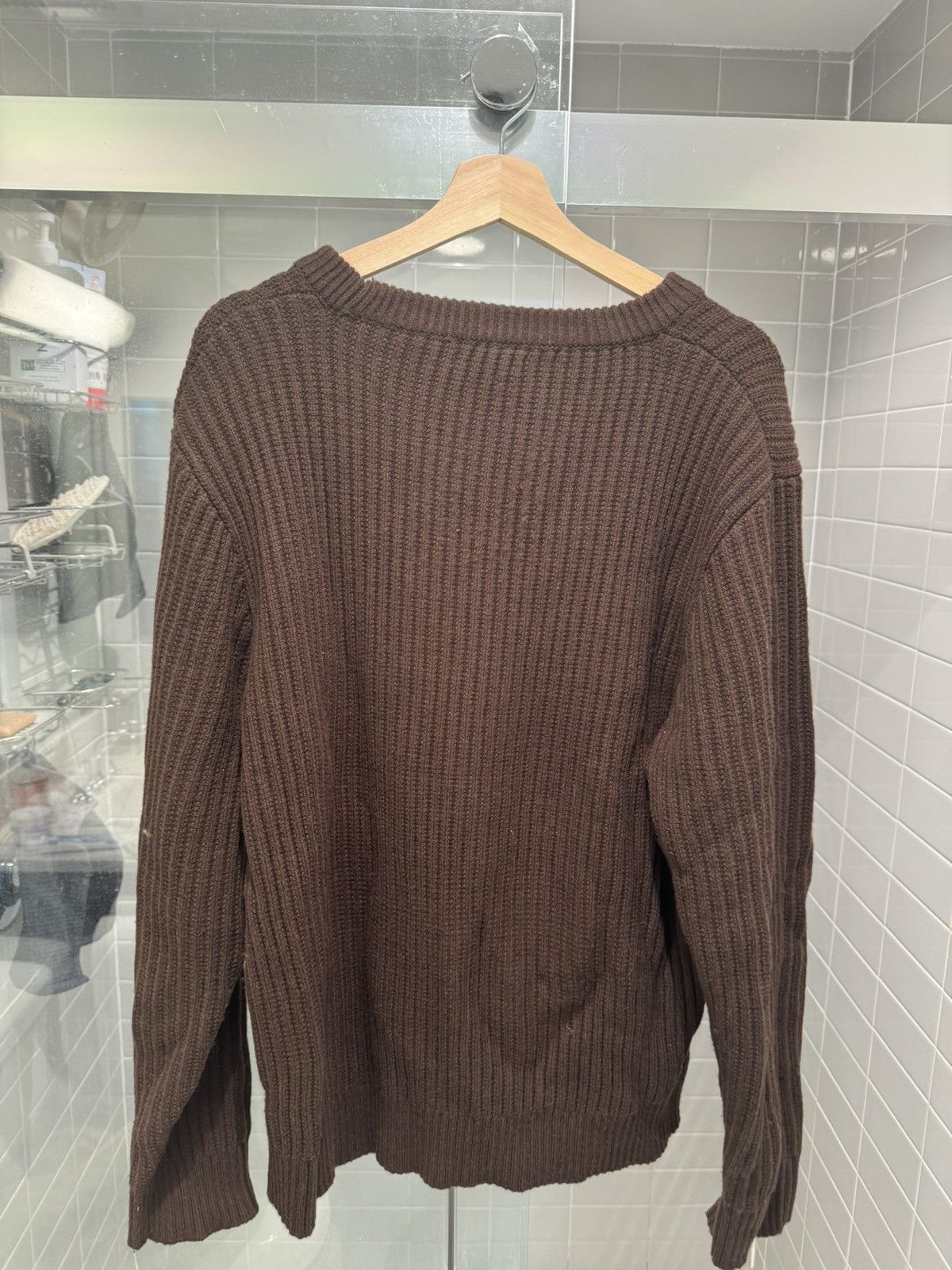 Zara Brown Medium Chunky Knit Sweater Size US XL / EU 56 / 4 - 3 Thumbnail