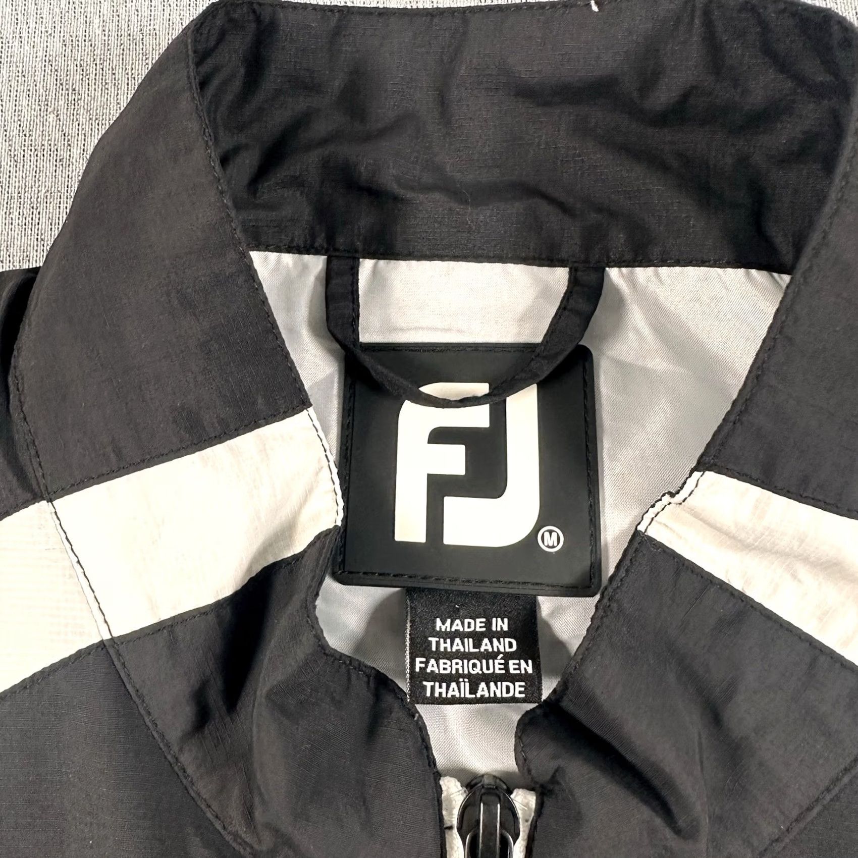 Footjoy FootJoy Jacket Men M Black Performance Half Zip Windbreaker Golf Lightweight Size US M / EU 48-50 / 2 - 2 Thumbnail