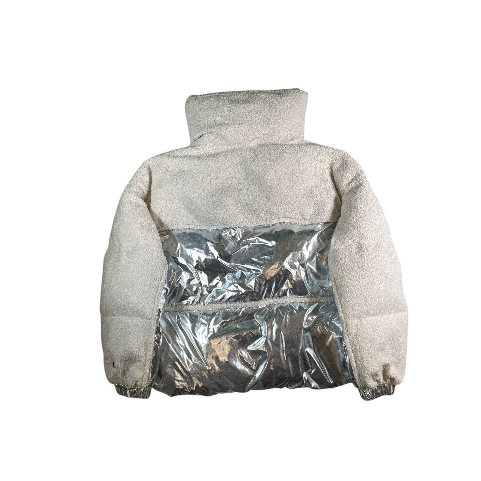 Moose Knuckles Moose Knuckles Ivry Elmira Sherpa Silver Puffer Jacket Size US M / EU 48-50 / 2 - 2 Thumbnail