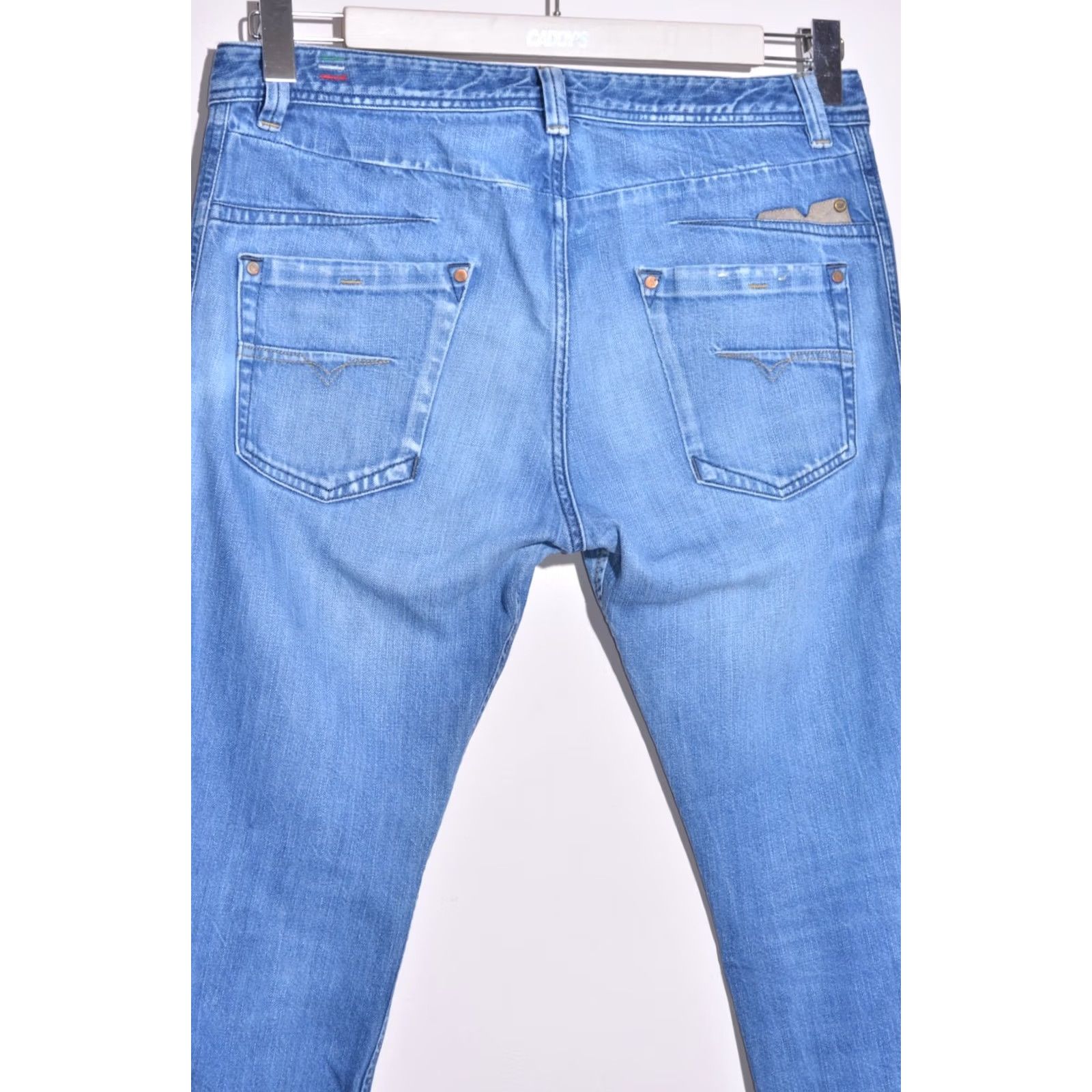 Diesel DIESEL Darron Jeans Blue Regular Slim Tapered Size W33 L32 Wash 008MZ Mens Jeans Size US 33 - 5 Thumbnail
