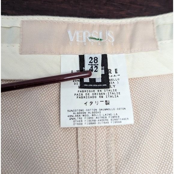 Versus Versace VERSUS VERSACE Cotton/Wool Midrise Ankle Zip Trouser Size 28" / US 6 / IT 42 - 7 Thumbnail