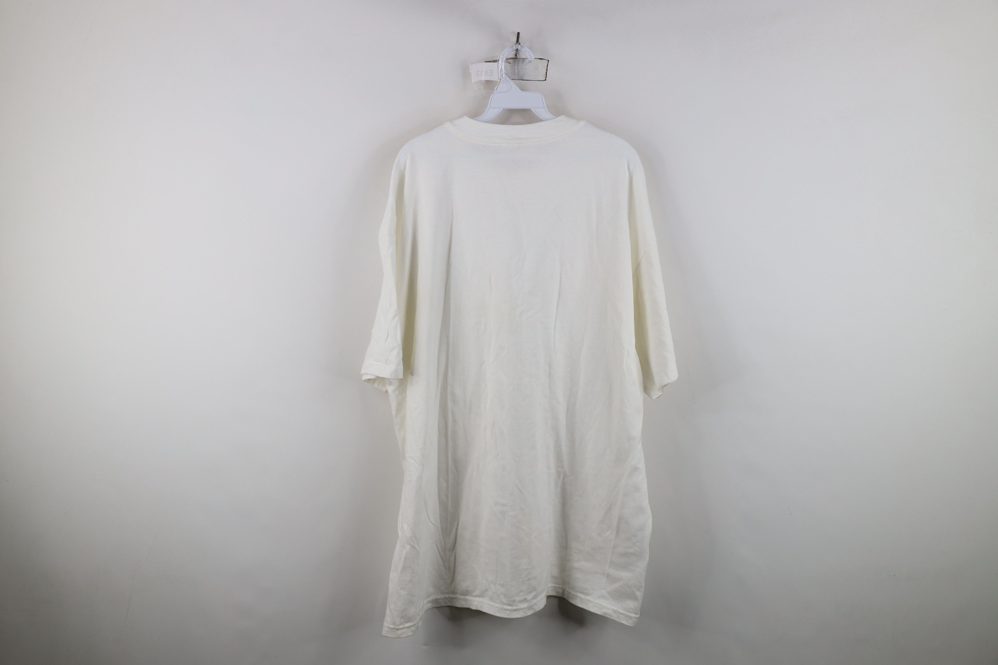Hanes Vintage 90s Hanes Beefy Heavyweight Short Sleeve T-Shirt Size US XXL / EU 58 / 5 - 9 Thumbnail