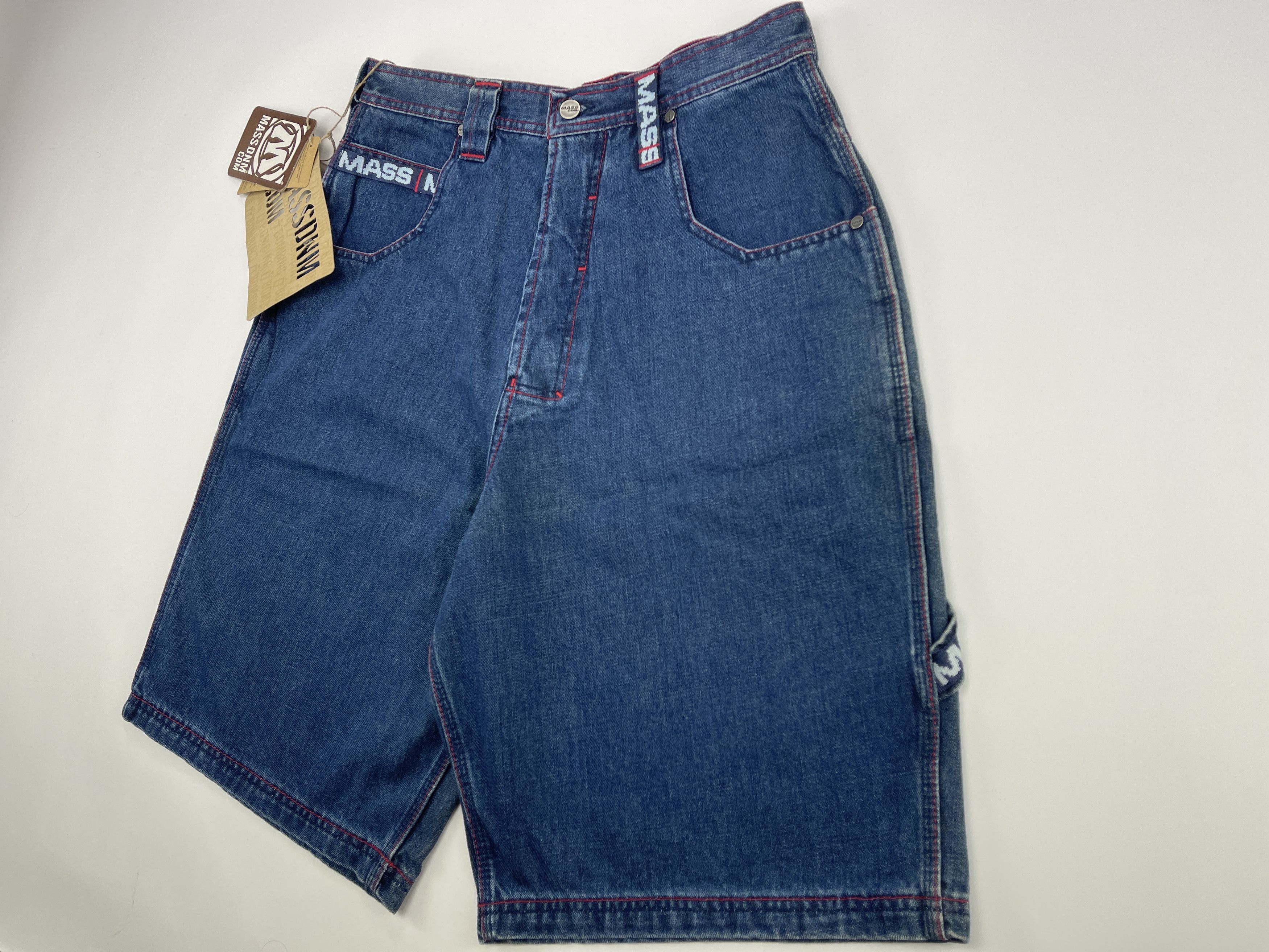 Vintage Mass DNM jeans shorts, vintage hip hop, 90s, skater, size 34 Size US 34 / EU 50 - 9 Thumbnail