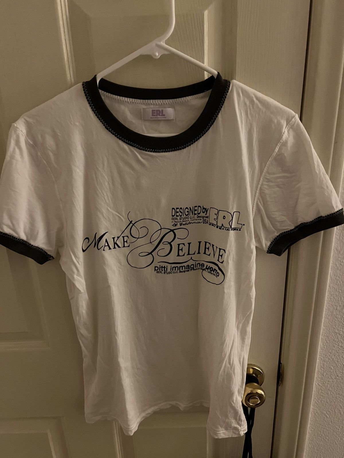 ERL Erl make believe t shirt Size US M / EU 48-50 / 2 - 1 Thumbnail