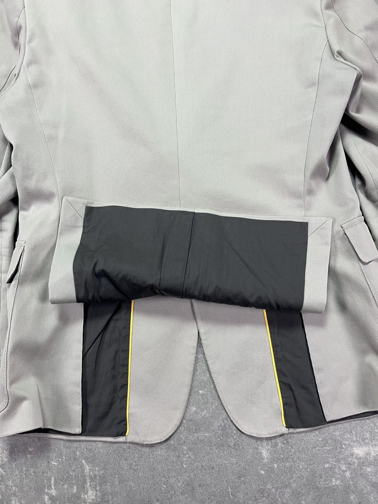 Gucci Gucci Ivory Pocket Logo Heavy Cotton Twill Blazer Jacket 52 Size 52R - 11 Thumbnail