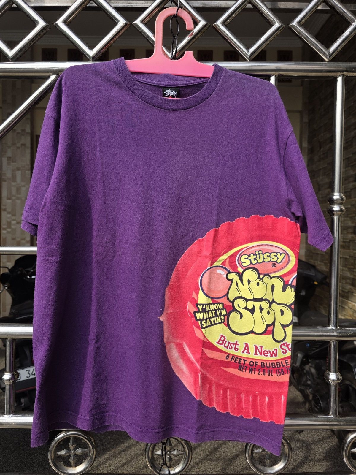 Stussy Stussy Non Stop Bubble Gum Tees Vintage Size US L / EU 52-54 / 3 - 1 Thumbnail