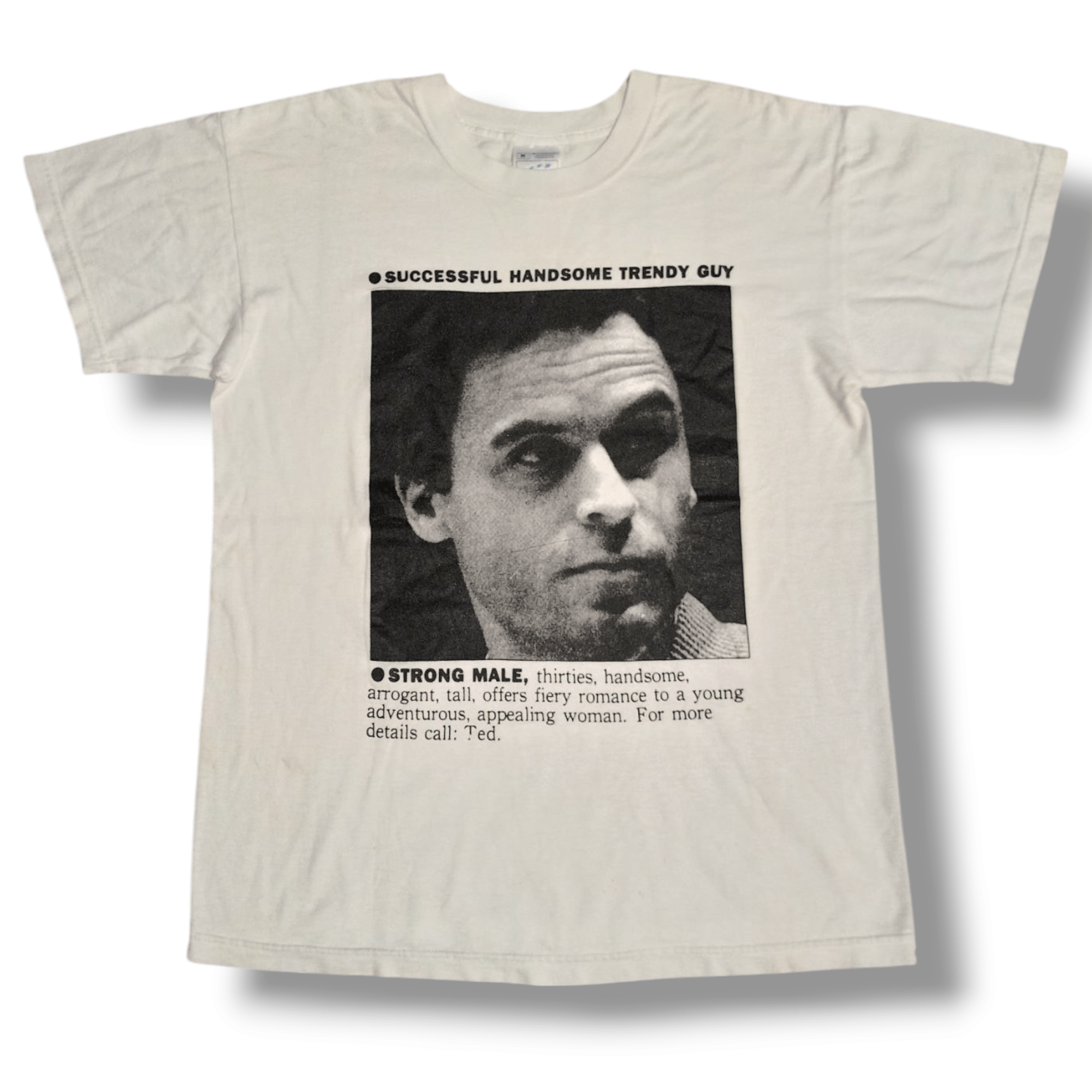 Vintage Vintage rare Ted Bundy T shirt/serial killer Size US M / EU 48-50 / 2 - 1 Thumbnail