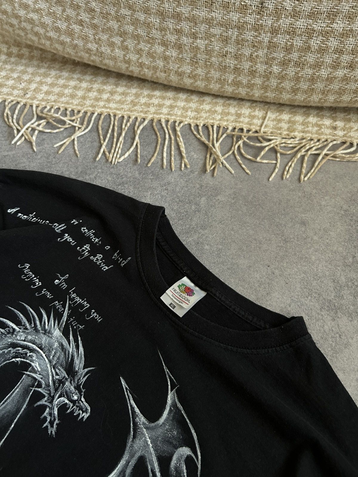 Handmade Mens Black Hand Made custom Long-sleeved Cyber Sigilism y2k Size US L / EU 52-54 / 3 - 4 Thumbnail