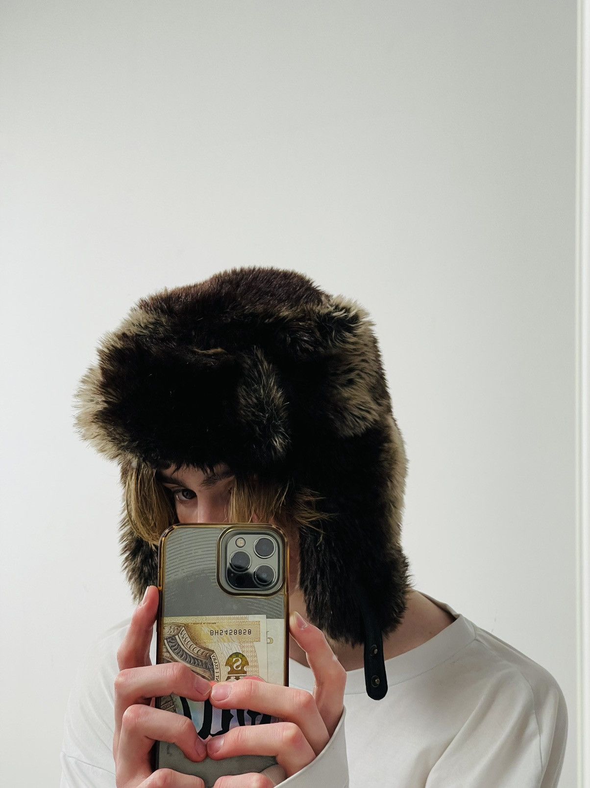 Hysteric Glamour Vintage fuzzy mohair japanese ushanka hat avant garde Size ONE SIZE - 8 Thumbnail