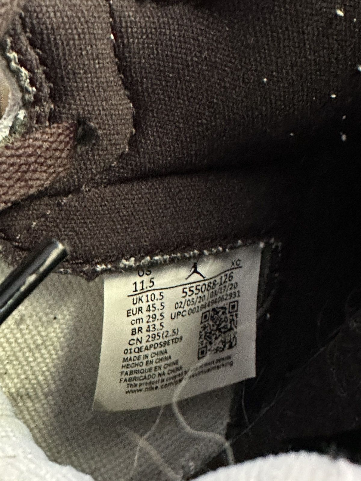 Smoke Grey Air Jordan 1 High