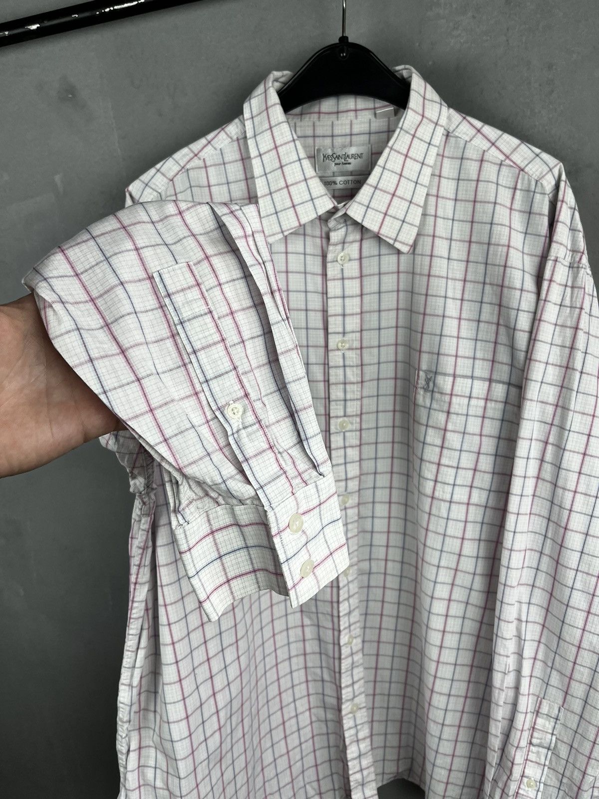 Vintage × Yves Saint Laurent YVES SAINT LAURENT shirt vintage Size US XXL / EU 58 / 5 - 7 Thumbnail