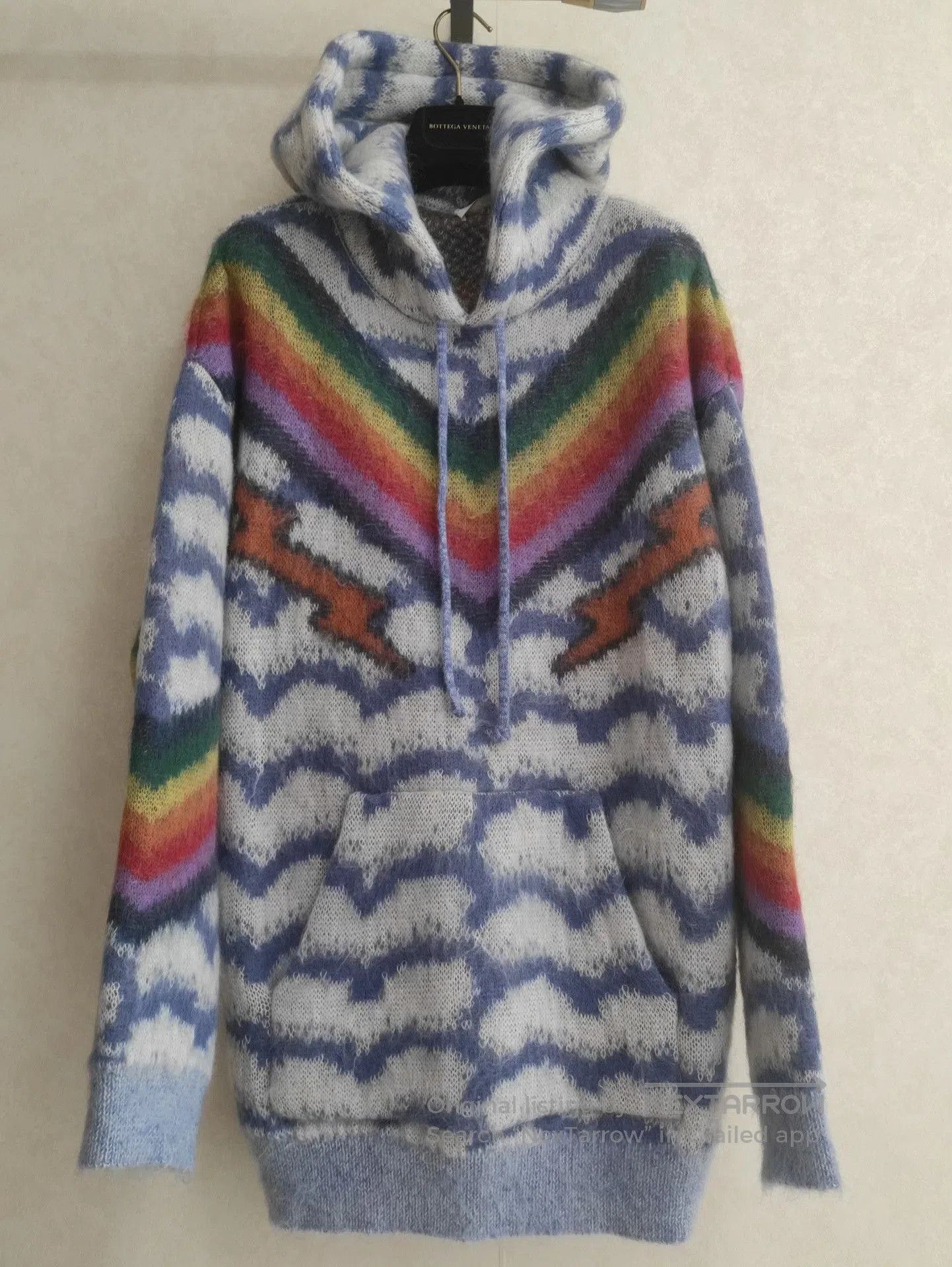 Celine Celine Rainbow Lightning Wool Hoodie. Size XS / US 0-2 / IT 36-38 - 1 Thumbnail