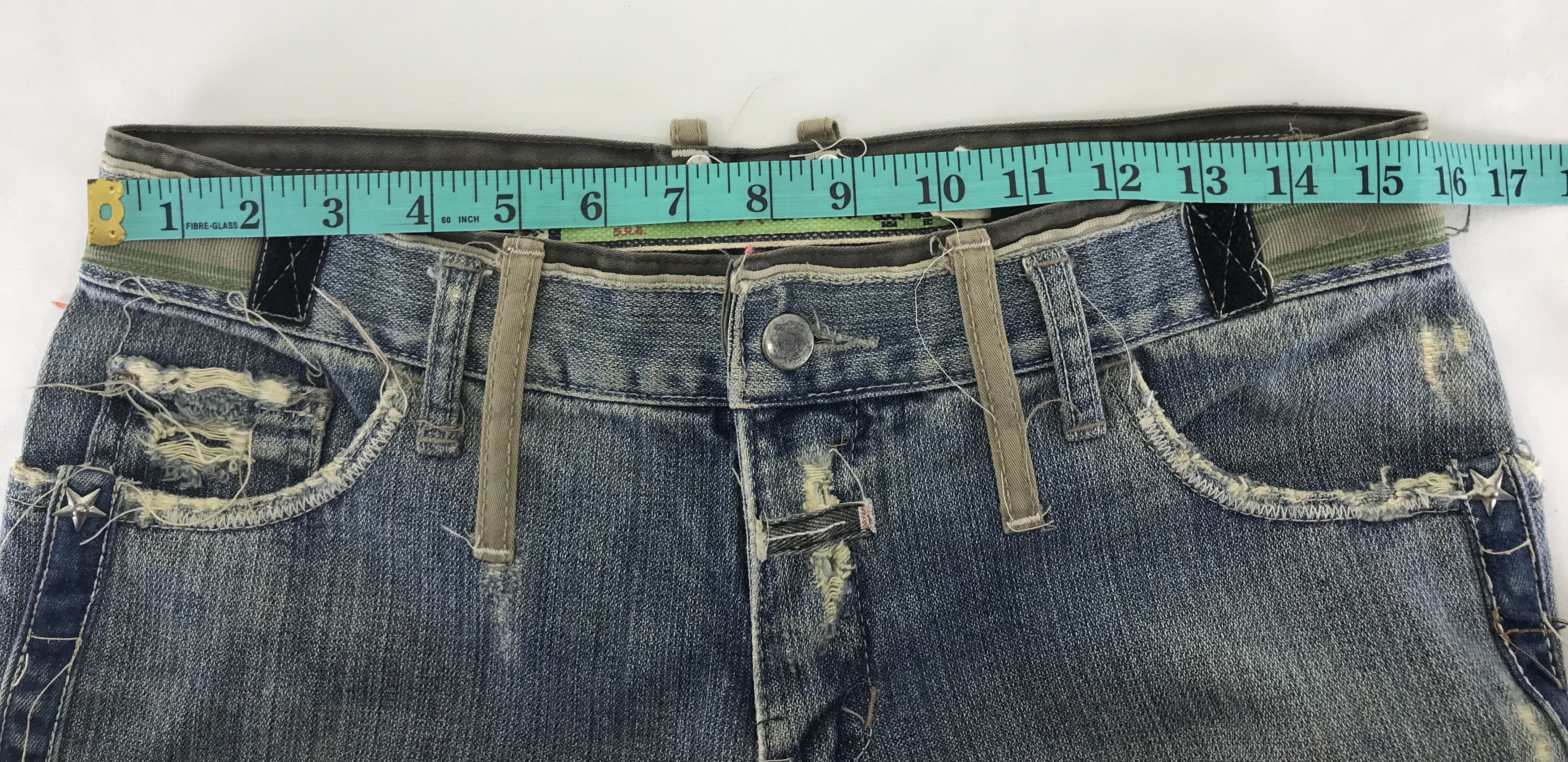 Japanese Brand Vintage Japanese Hybrid Stylish Jeans Size US 30 / EU 46 - 13 Thumbnail