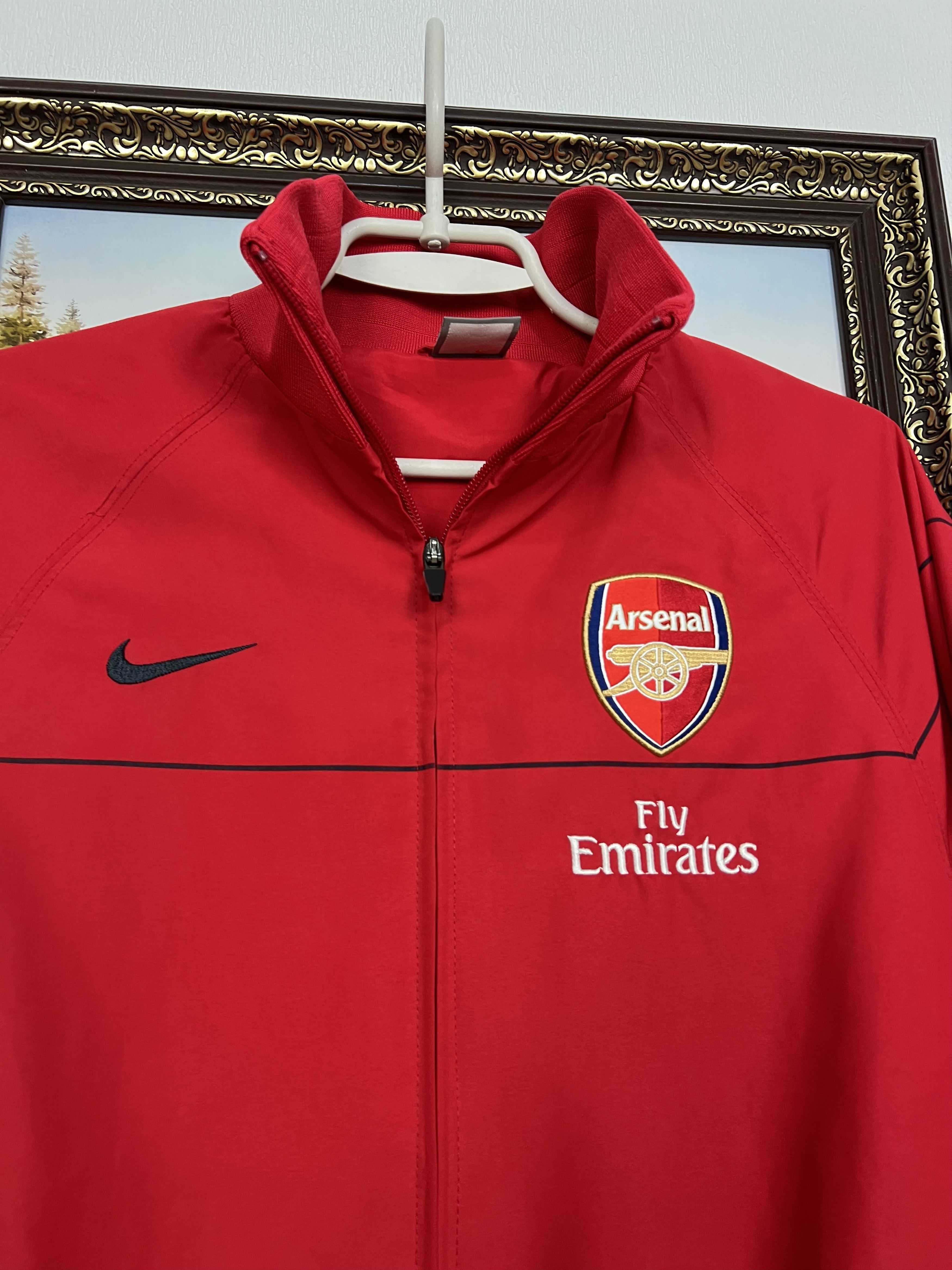 Nike Vintage Arsenal Football Jacket Soccer Track Top Gunners Size US M / EU 48-50 / 2 - 3 Thumbnail