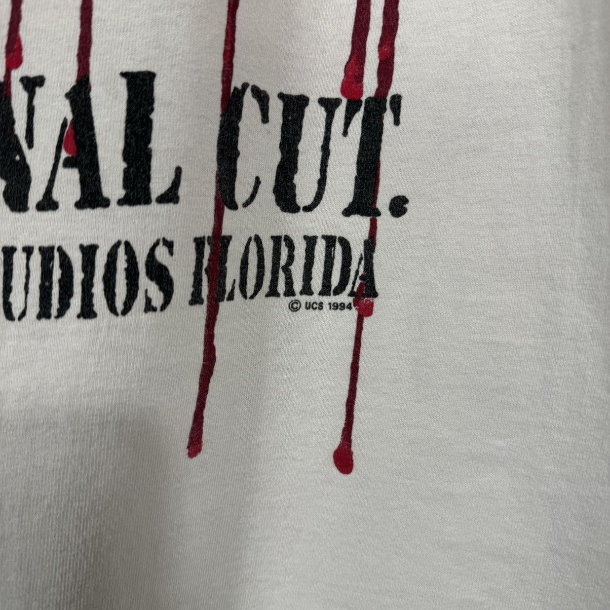 Universal Studios × Vintage Vintage 1994 Psycho The Final Cut Universal Studios Tee Size US L / EU 52-54 / 3 - 6 Thumbnail