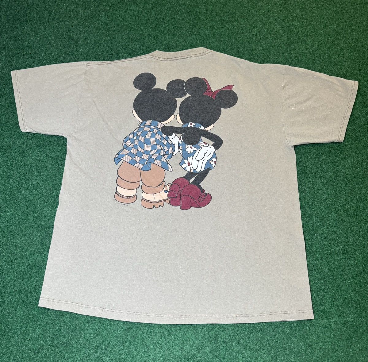 Disney × Vintage Vintage 90s Disney Hip Hop Mickey Minnie Mouse T Shirt Size US XL / EU 56 / 4 - 3 Thumbnail