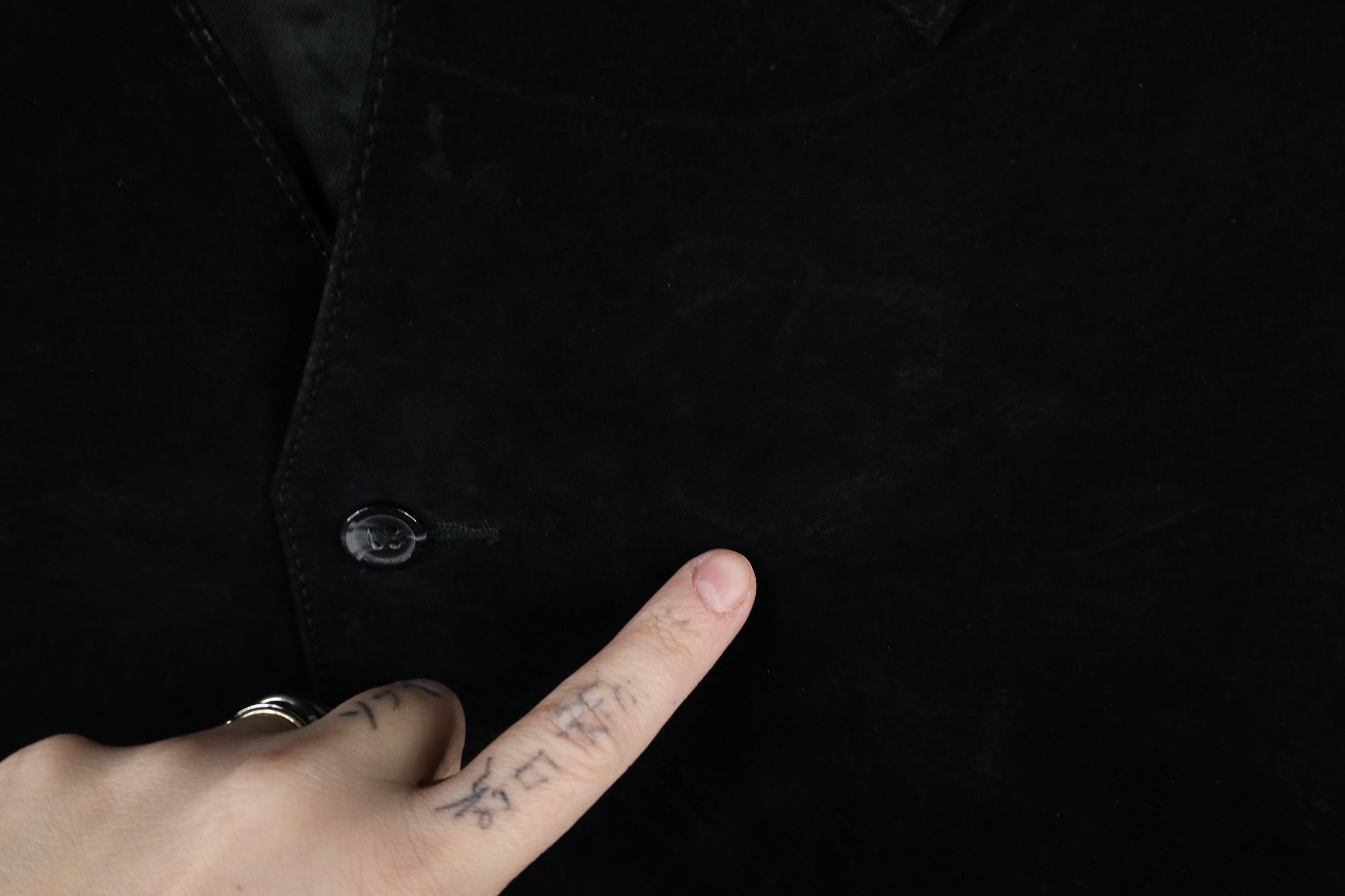 Vintage Vintage 90s Scully Suede Leather Western Vest Jacket Black Size US L / EU 52-54 / 3 - 7 Thumbnail
