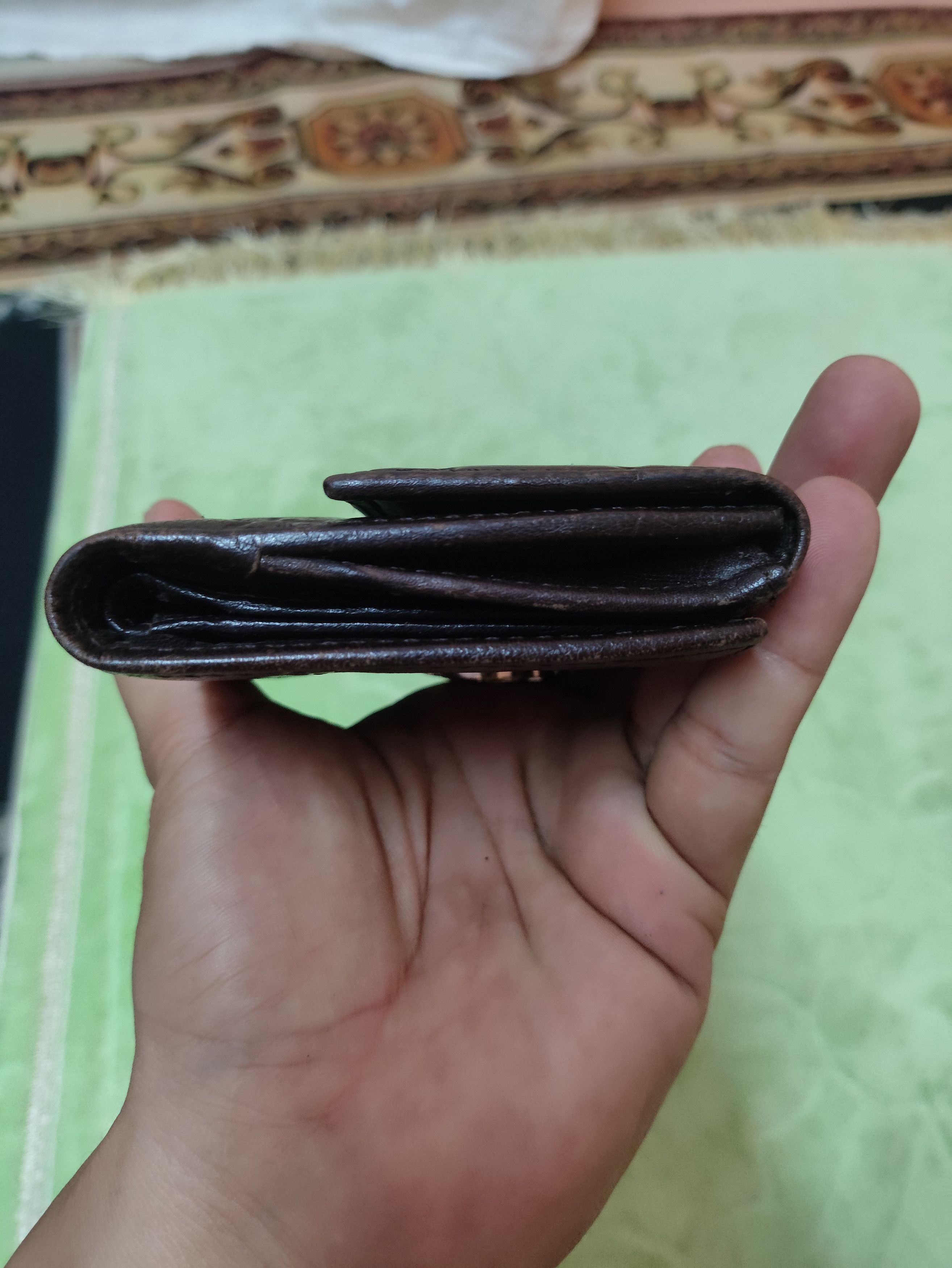 Leather × Vintage OLD Vintage Leather (G u c c i) Wallet with Steel Logo Size ONE SIZE - 10 Thumbnail