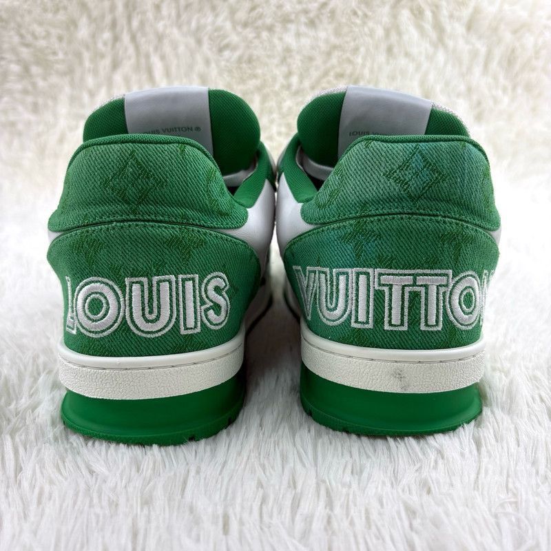 Louis Vuitton Louis Vuitton Stylish Green and White Trainer Sneakers -250 Size US 9 / EU 42 - 3 Thumbnail