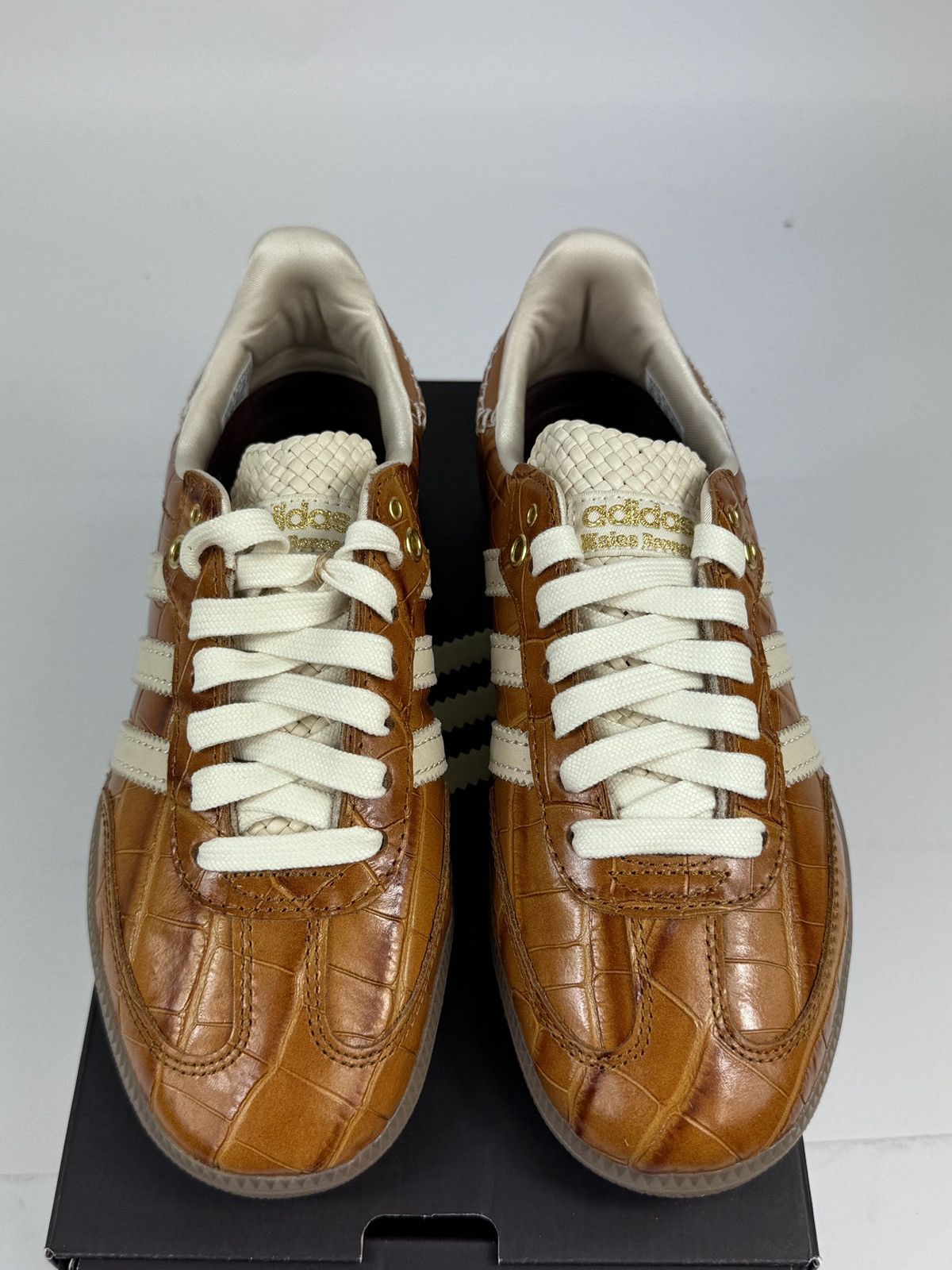 Adidas × Wales Bonner ADIDAS SAMBA BROWN CROC SNEAKERS Size US 5.5 / IT 35.5 - 2 Thumbnail