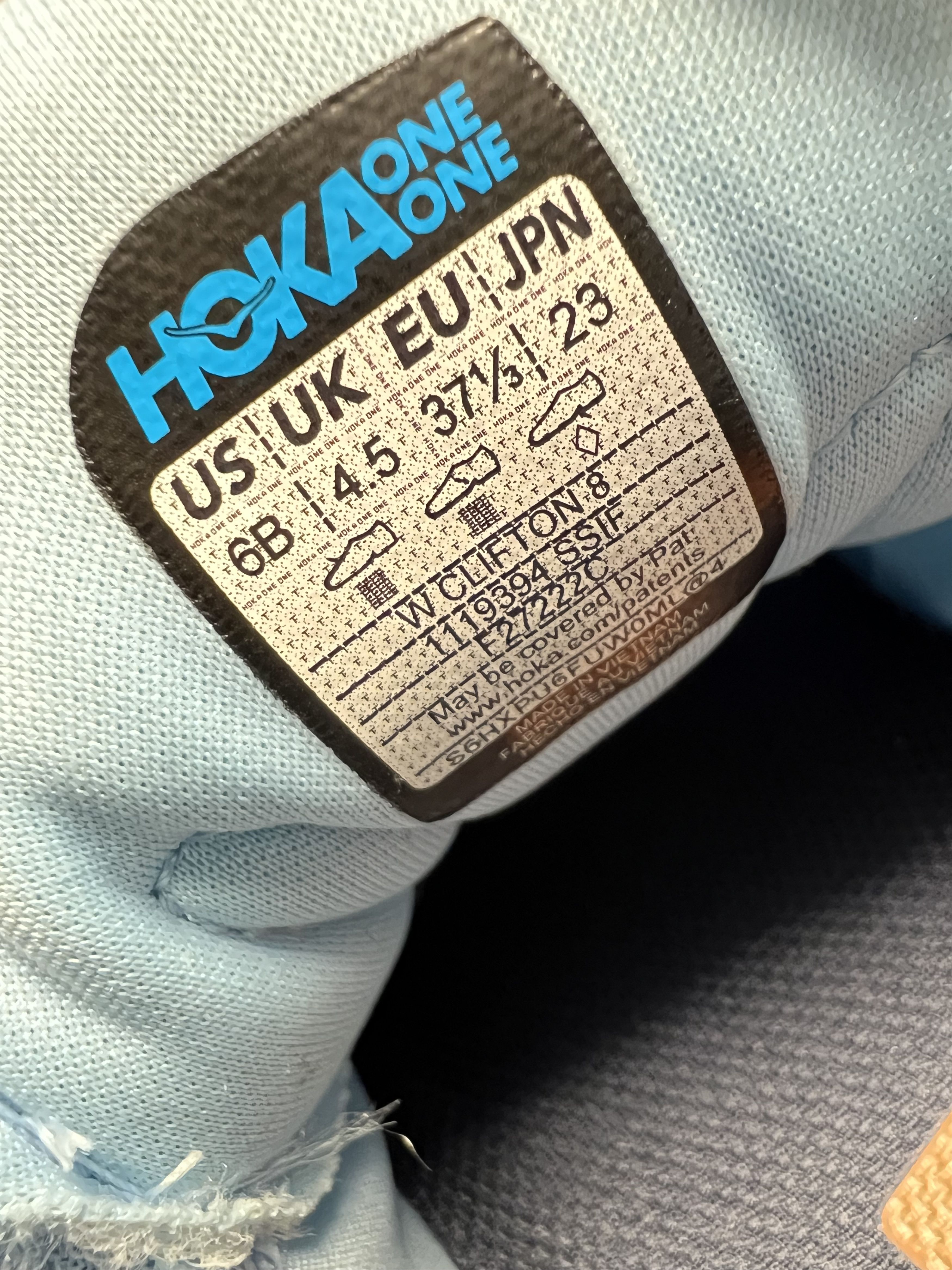 Hoka 6B Hoka One One Clifton 8 Running Shoes Walking Gym Size US 6 / IT 36 - 16 Thumbnail