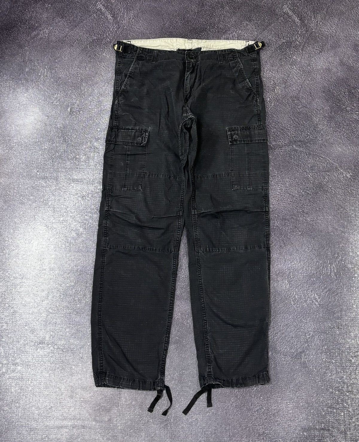 Carhartt Vintage Carhartt Y2K Black Hype Work Aviation Cargo Pants Size US 32 / EU 48 - 2 Thumbnail