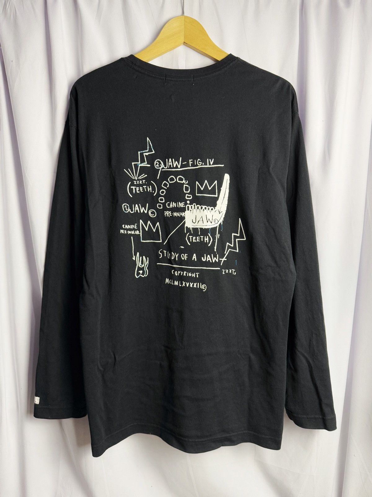 Hysteric Glamour × Japanese Brand × Jean-Michel Basquiat Jean Michel Basquiat Long Sleeve Size US L / EU 52-54 / 3 - 1 Thumbnail