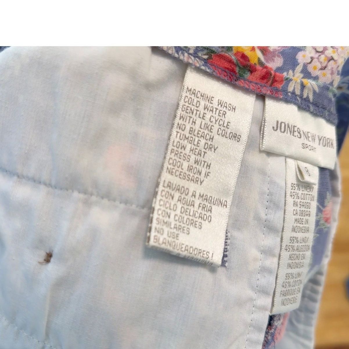 Jones New York Jones New York Vintage Linen Cotton Shorts Petite Women Sz 8 Size 30" / US 8 / IT 44 - 4 Thumbnail
