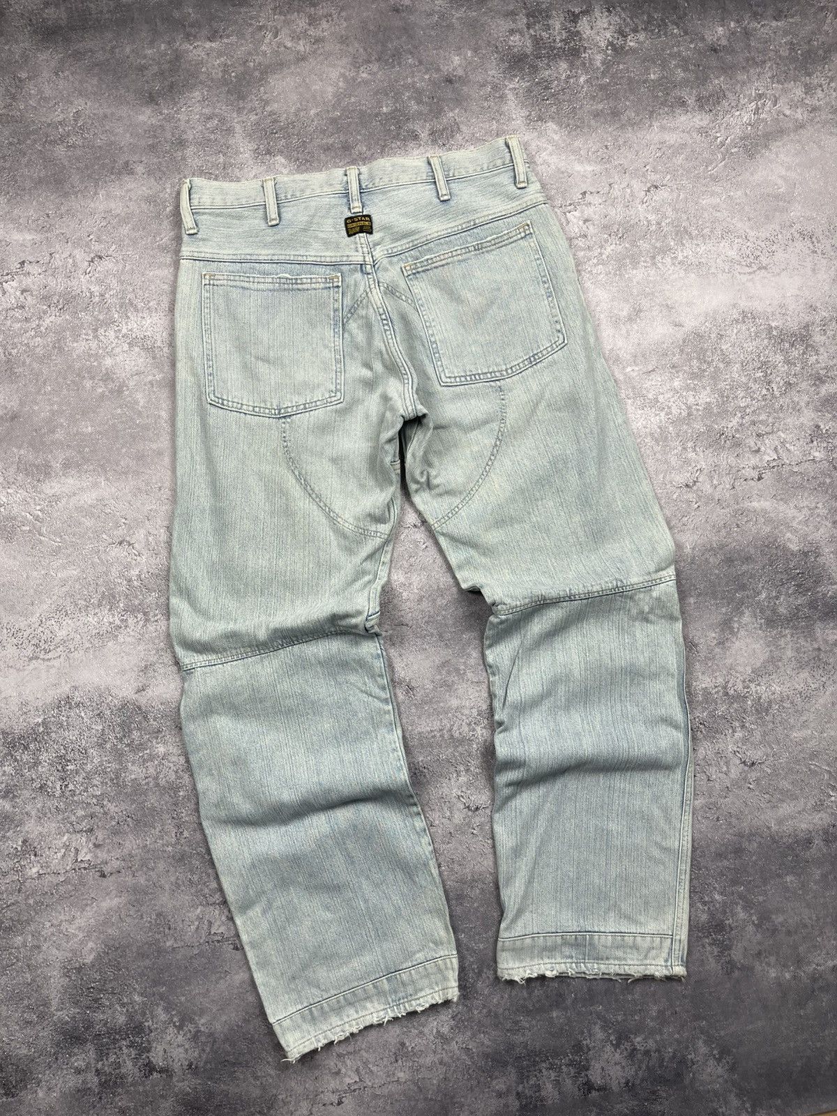 G-Star Vintage G-Star Raw Baggy Denim Jeans Double Knee Pants Y2K Size US 34 / EU 50 - 6 Thumbnail