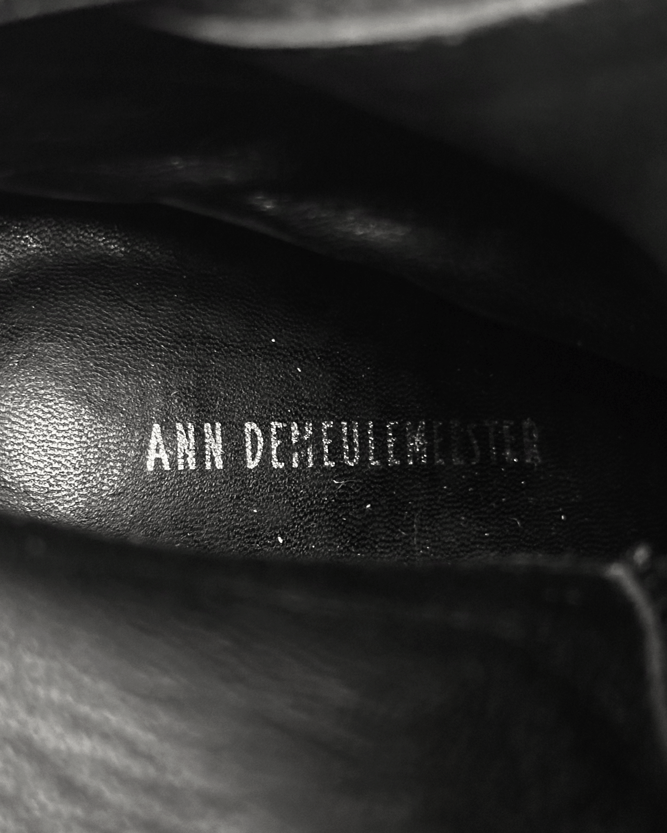 Ann Demeulemeester Knee High Moto Riding Boots