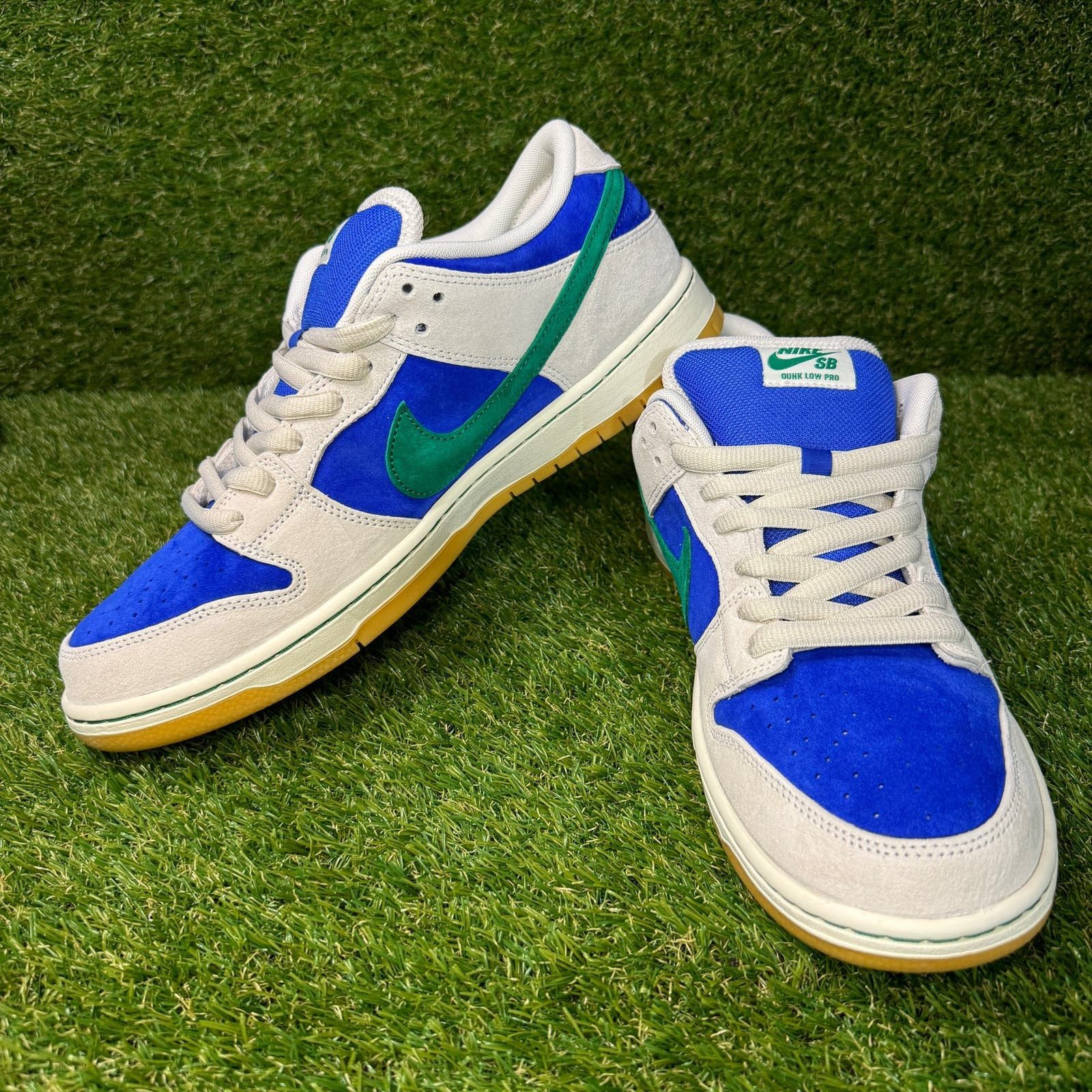 image of Size 13 | Nike Dunk Low Sb 'hyper Royal Malachite' Shoes in White, Men's