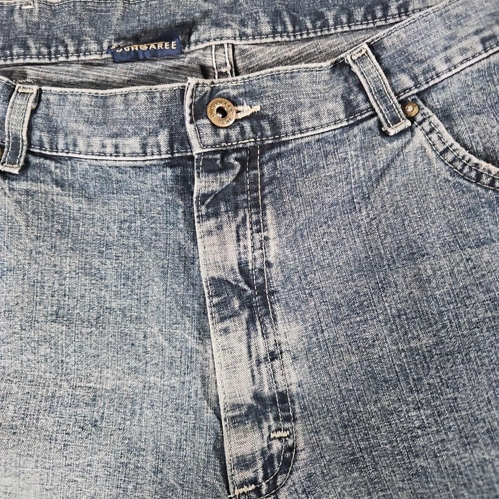 Lee LEE Loose Dungarees Jean Shorts Sz 40 Size US 40 / EU 56 - 2 Thumbnail