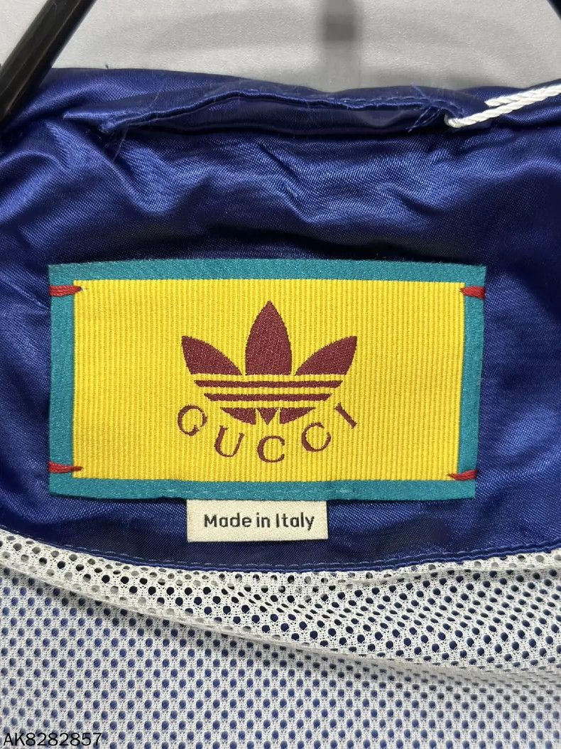 Gucci Gucci Adidas co-branded striped jacket 2501-Nextarrow Size US M / EU 48-50 / 2 - 6 Thumbnail