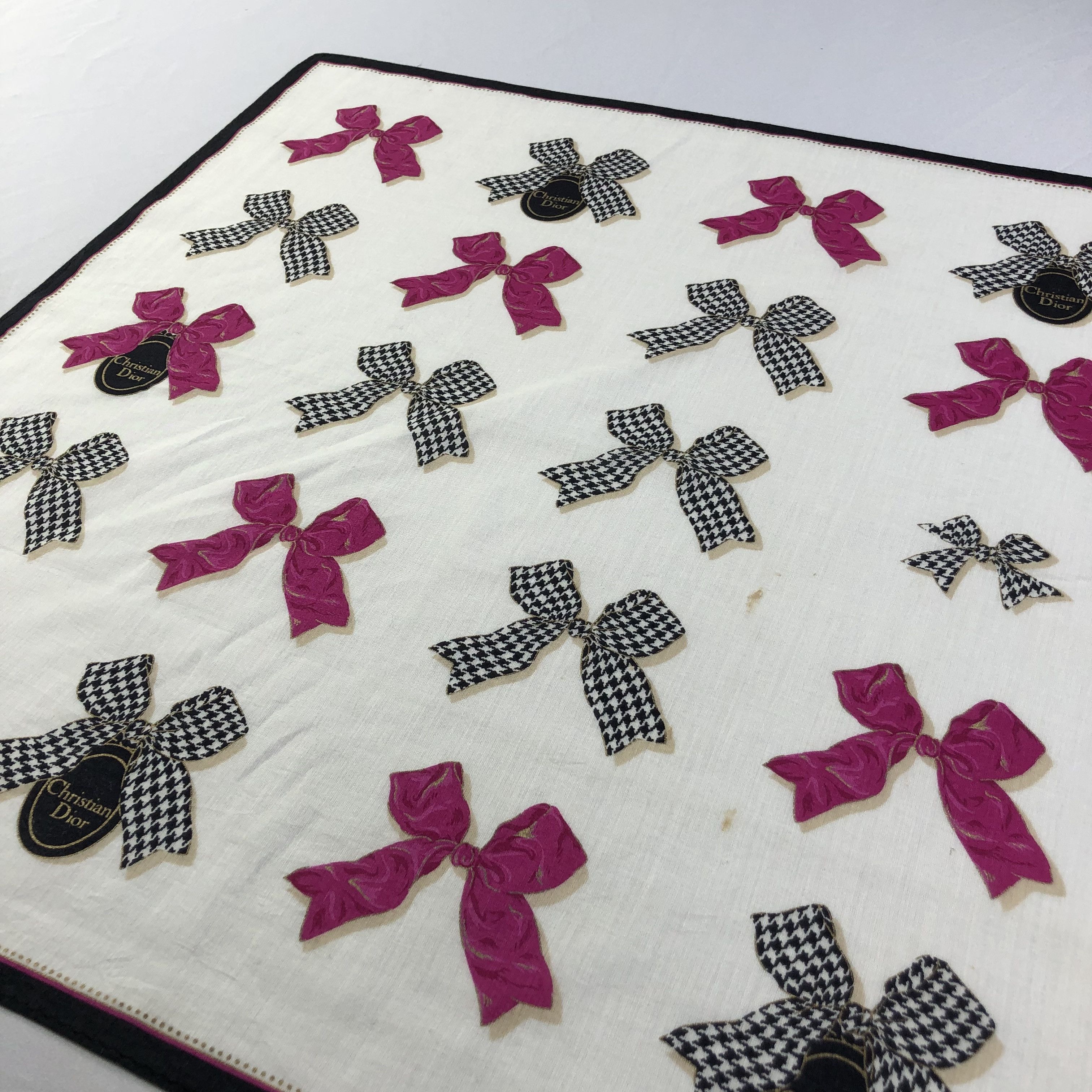 Christian Dior Monsieur Christian Dior Handkerchief Neckerchief Bandana H1966 Size ONE SIZE - 3 Thumbnail