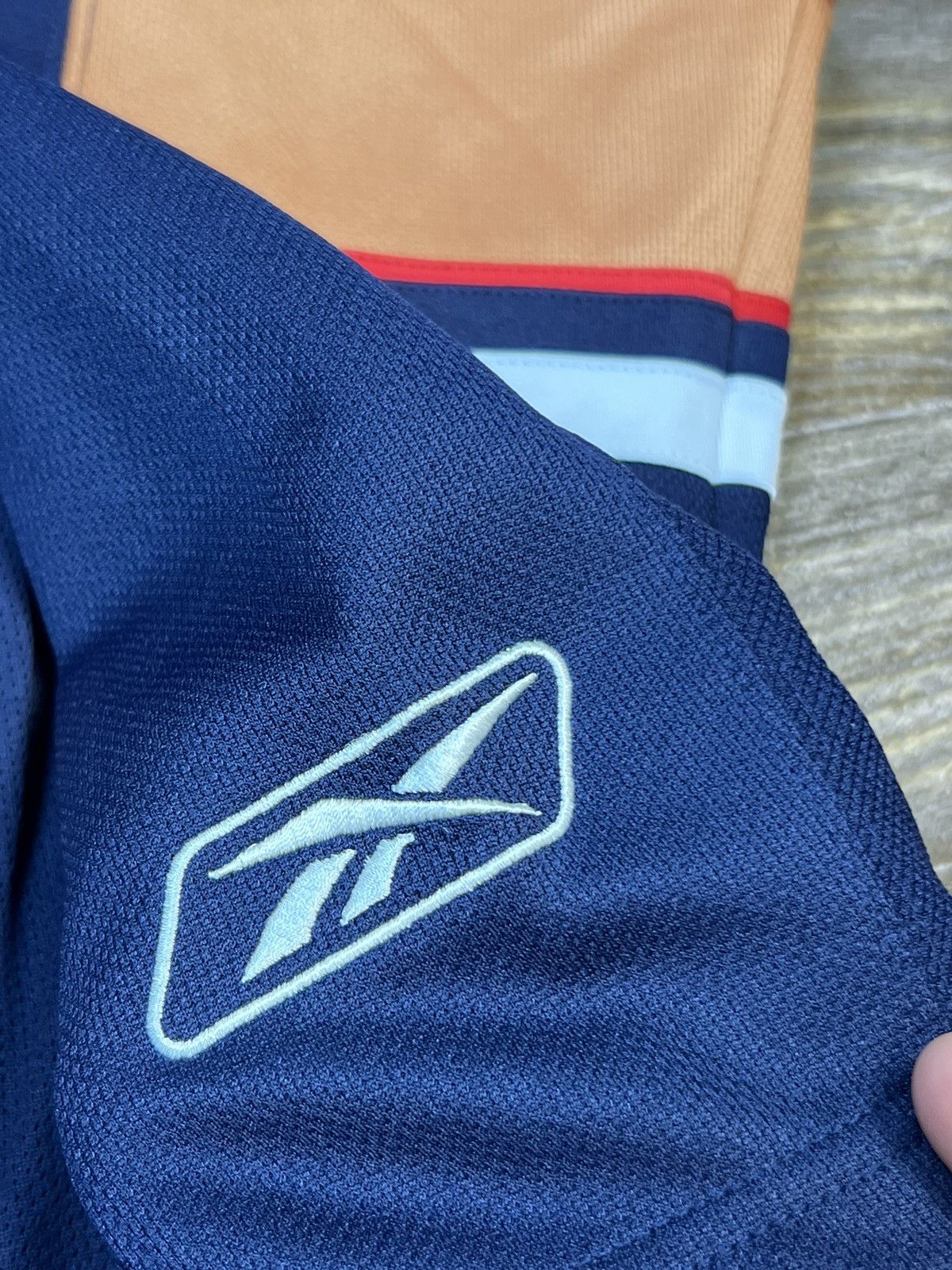NHL × Reebok NWT Edmonton Oilers Reebok Long Sleeve Blank Blue Jersey Size US L / EU 52-54 / 3 - 7 Thumbnail