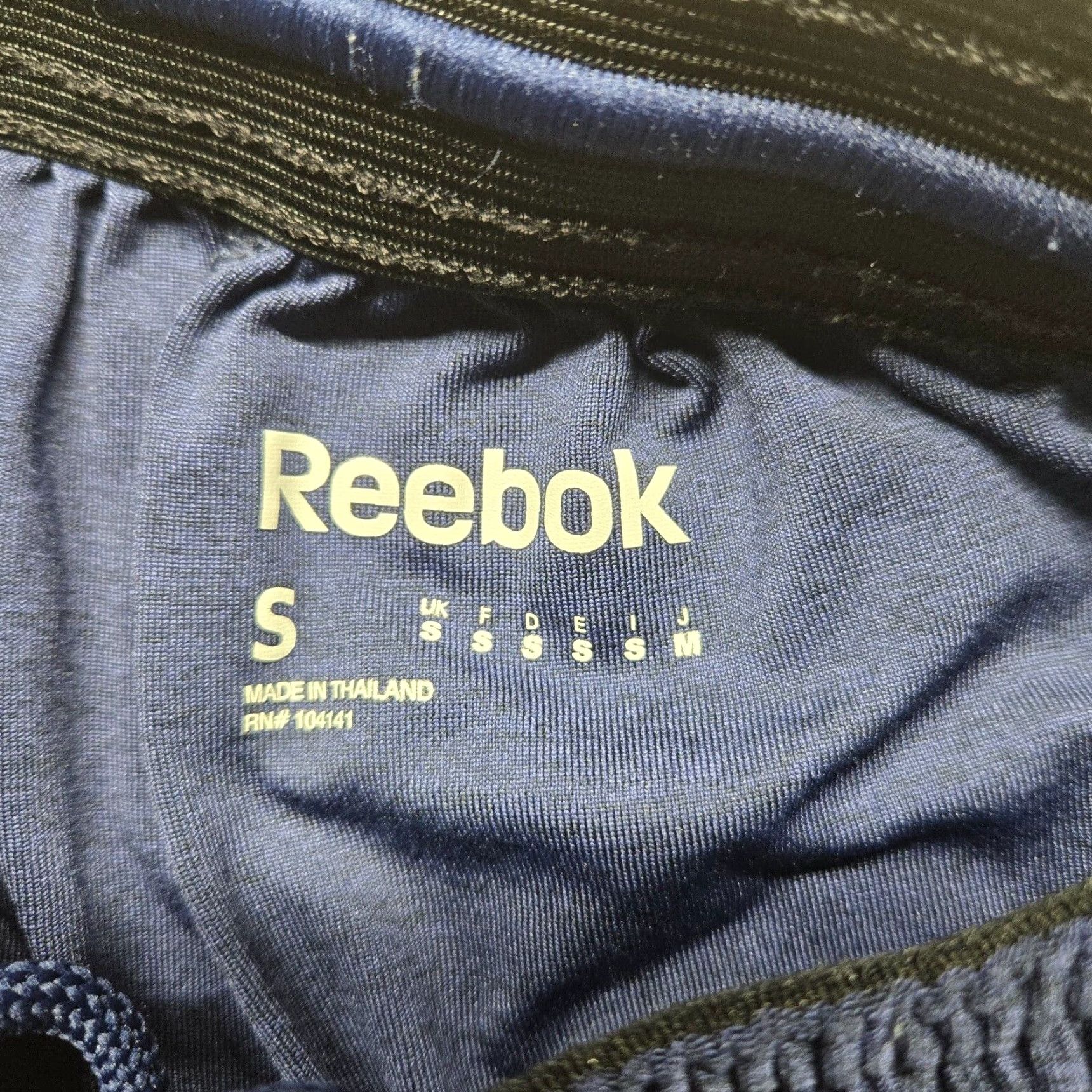 Reebok Reebok Men's Activewear Basketball Shorts S Navy Blue Jogger Elastic Drawstring Athleisure Size US 29 - 2 Thumbnail