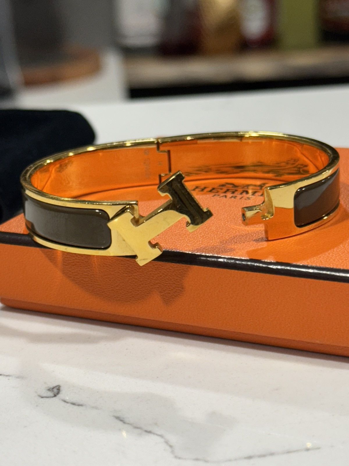 Hermes Hermes Clic H Enamel Bracelet Size ONE SIZE - 1 Thumbnail