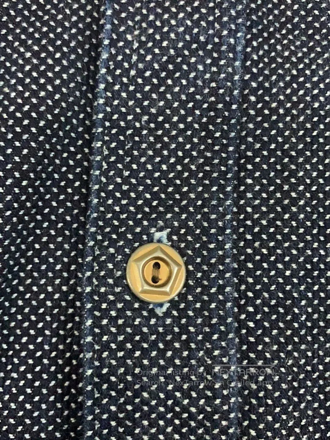 Jelado Jelado Blue Dyed Sashiko Shirt Jacket. Size US L / EU 52-54 / 3 - 3 Thumbnail