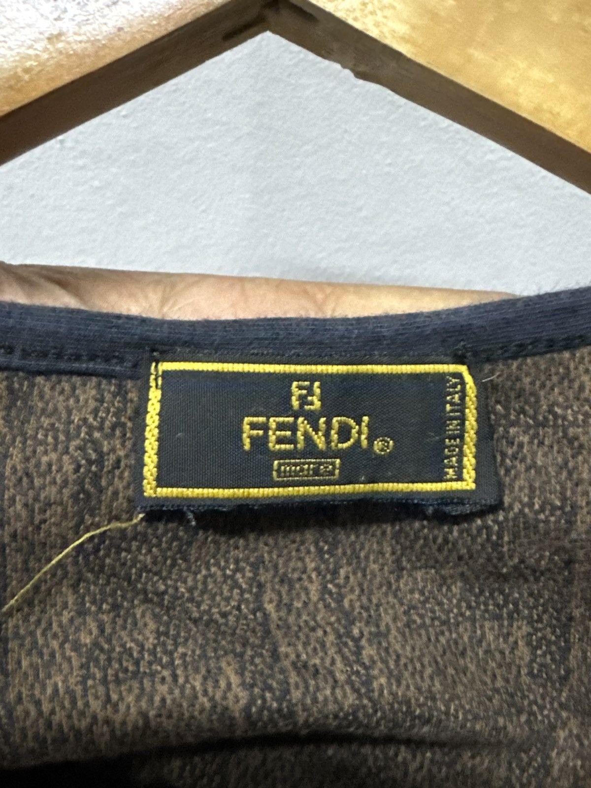 Fendi Fendi Zucca Monogram Knit Top Brown Vintage Size XS / US 0-2 / IT 36-38 - 5 Thumbnail