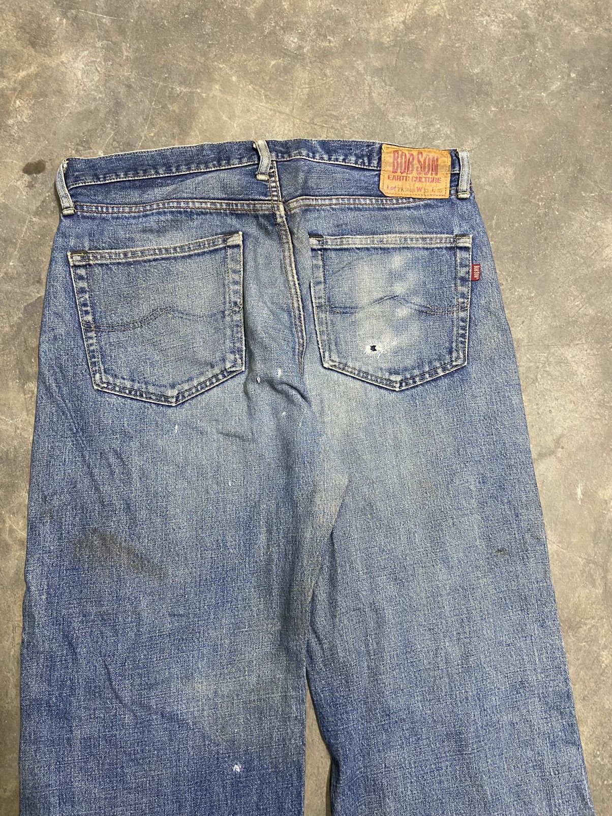 Beauty Beast 🔥 Vintage Bobson jeans distressed denim selvedge if 6 was 9 Size US 35 - 9 Thumbnail