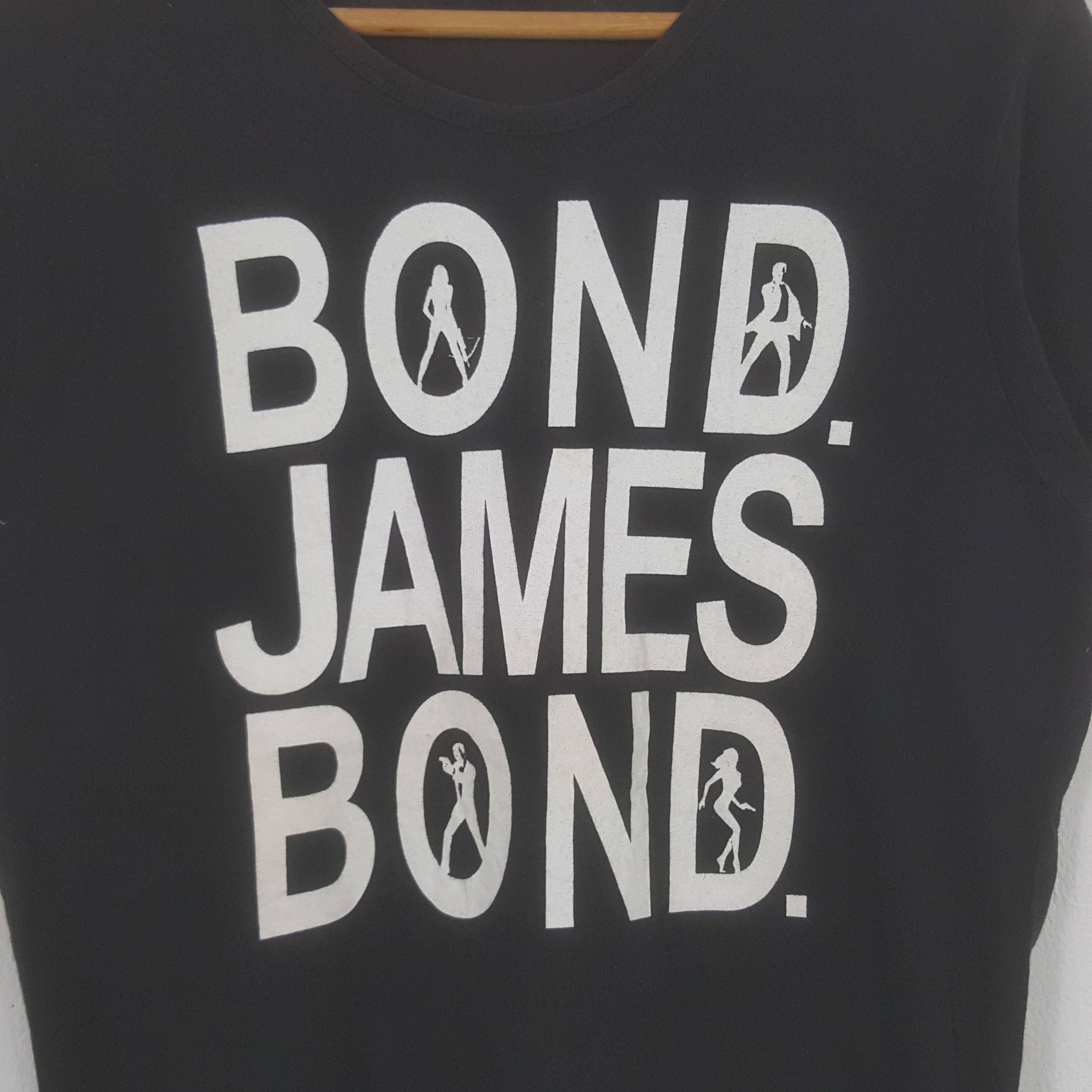 Vintage Vintage Bond James 007 American Movie Tshirt Size US S / EU 44-46 / 1 - 2 Thumbnail