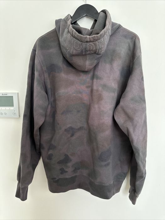 Supreme Supreme Overdyed Hooded Sweatshirt Black Camo Large S/S 20