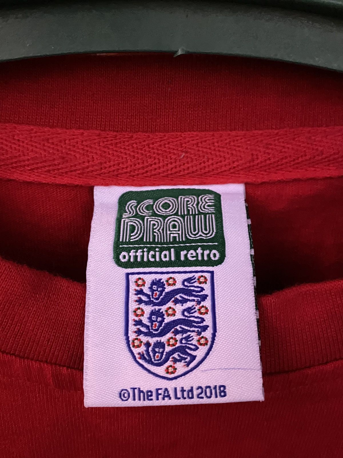 Other Vintage England Red Long Sleeve T-shirt #6 Soccer Jersey 90s Size US L / EU 52-54 / 3 - 7 Thumbnail