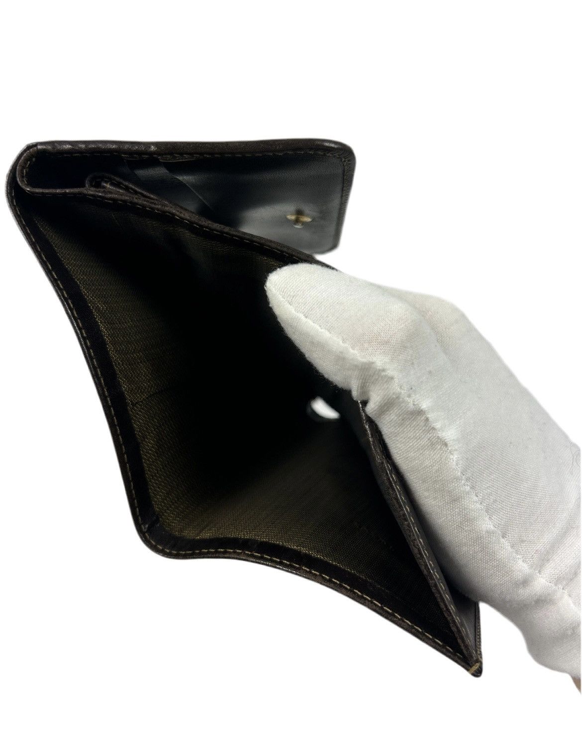Fendi Fendi Zucca Monogram Trifold Wallet Size ONE SIZE - 6 Thumbnail