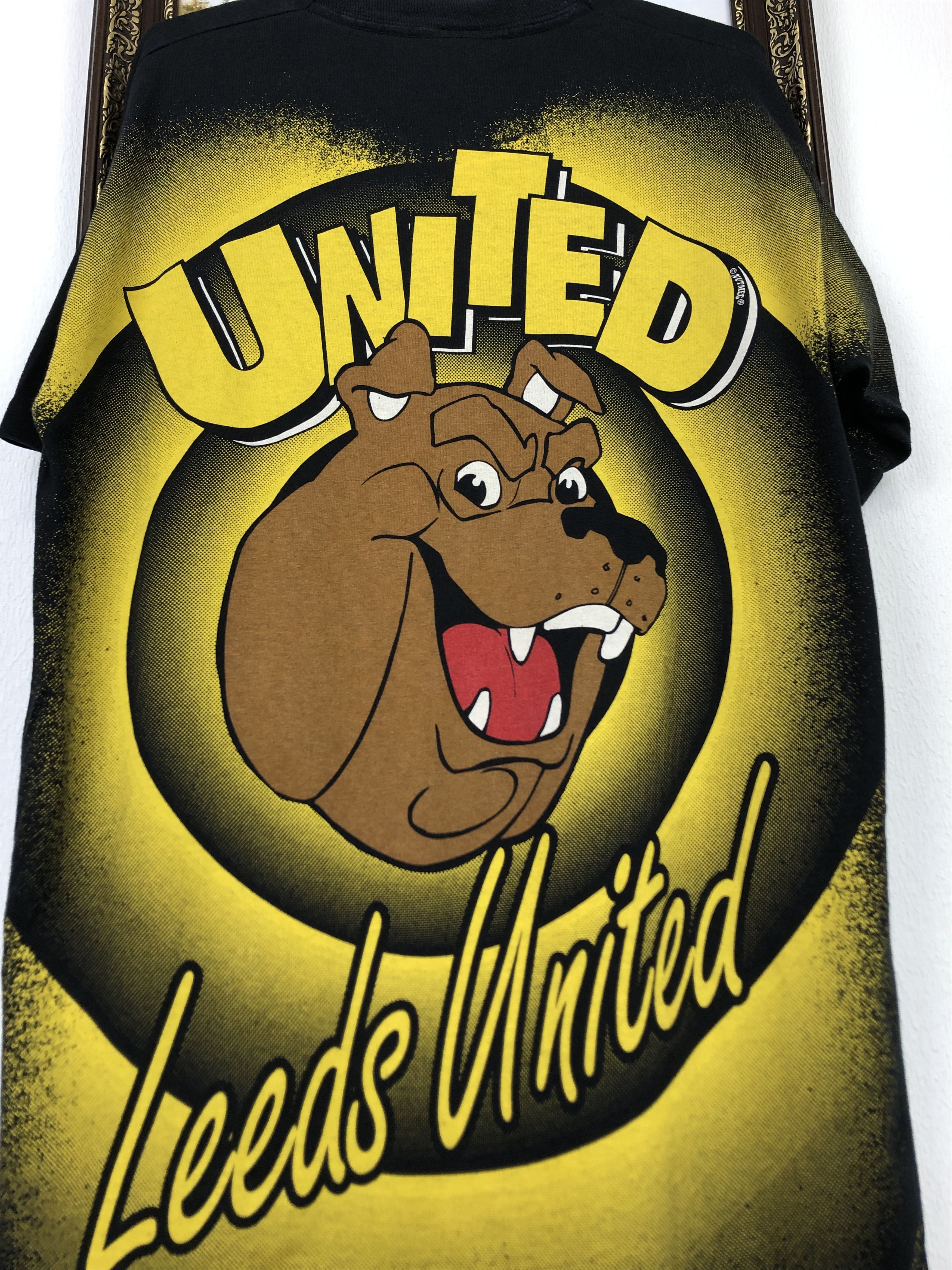 Nutmeg Vintage Nutmeg Leeds United Football Shirt Soccer Tee Size US L / EU 52-54 / 3 - 13 Thumbnail